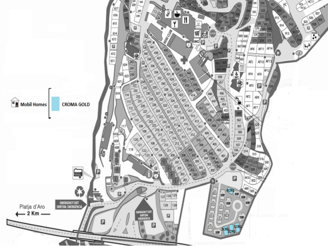 Mapa CROMA GOLD